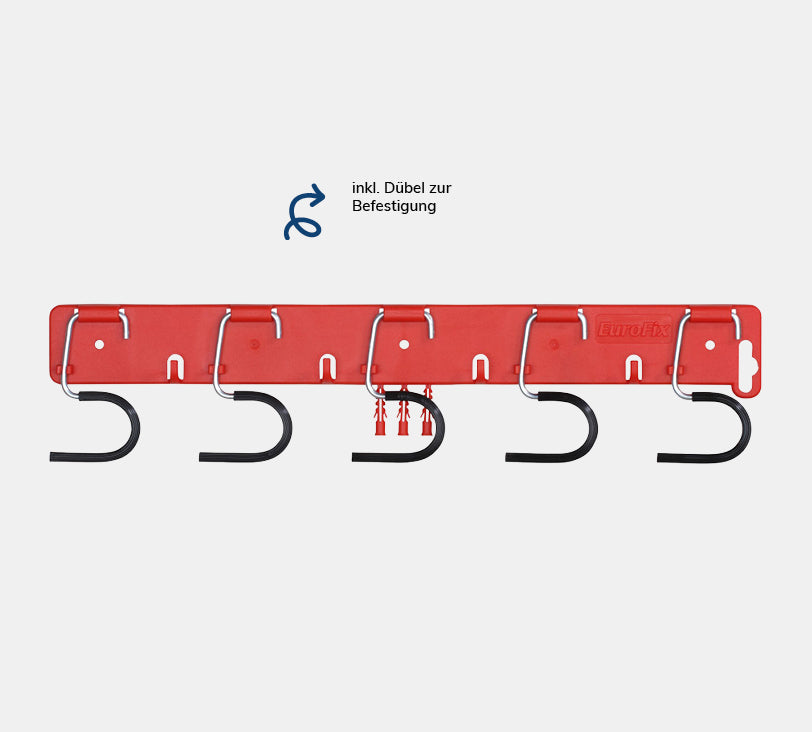 Geräteleiste Euro Fix mit 5 Haken