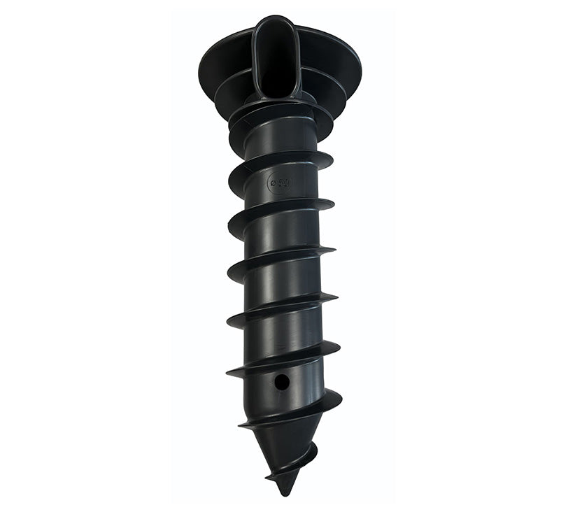 Eindrehbodenhülse Idea recycling auf weißem Hintergrund