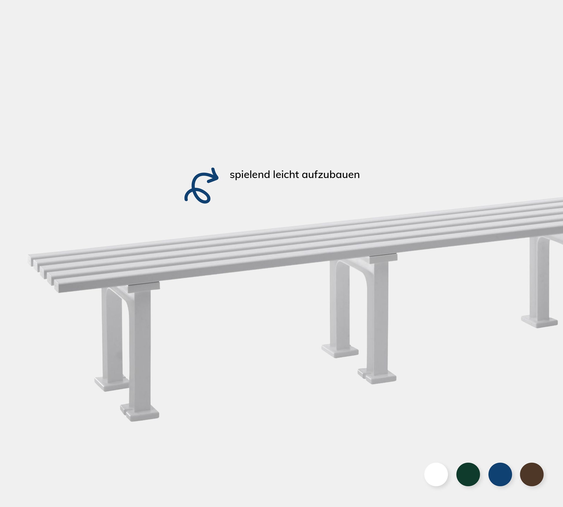 Bank Mono in weiß auf grauem Hintergrund